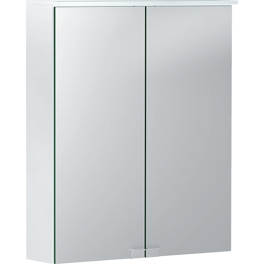 Immagine di Geberit OPTION specchio contenitore L.56 cm, con specchi interni ed esterni, colore bianco finitura opaco 500.258.00.1