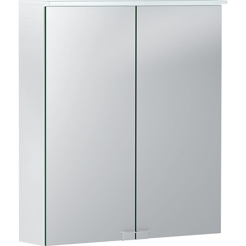 Immagine di Geberit OPTION specchio contenitore L.60 cm, con specchi interni ed esterni, colore bianco finitura opaco 500.273.00.1