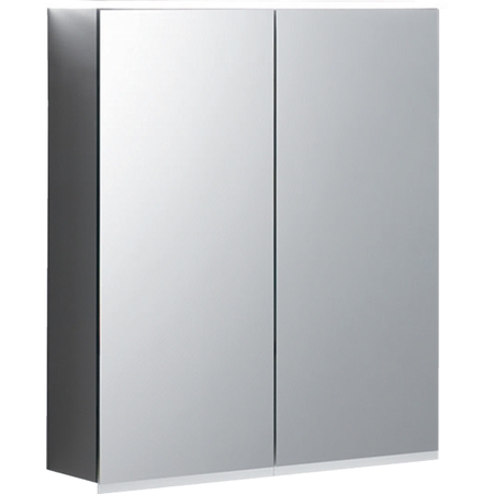 Immagine di Geberit OPTION specchio contenitore L.60 cm, con due ante e illuminazione led e presa USB 500.593.00.1