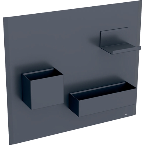 Immagine di Geberit Lavagna magnetica colore lava finitura opaco, portaoggetti colore grigio lava opaco 500.649.JK.2