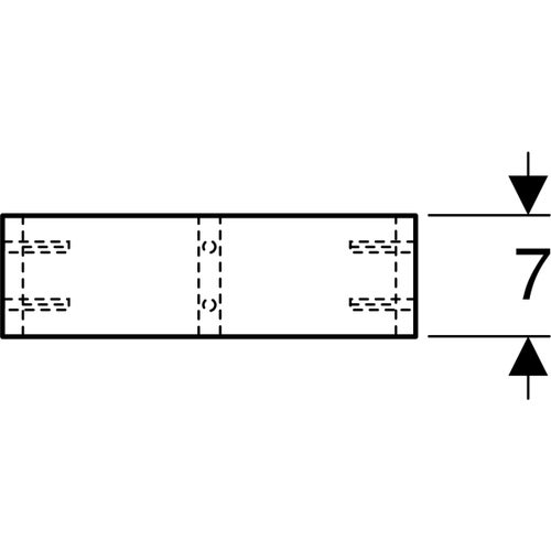 Immagine di Geberit Inserto per cassetti con suddivisione a T per cassetto superiore, colore grigio chiaro 501000000