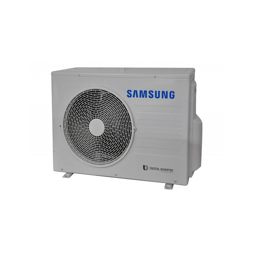 Immagine di Samsung EHS SPLIT R32 Sistema integrato composto da pompa di calore Inverter 4.4 kW e modulo idronico per riscaldamento, raffrescamento e produzione ACS AE040RXEDEG/EU+AE090RNYDEG/EU