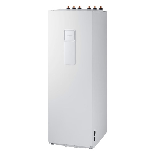Immagine di Samsung EHS MONO HT QUIET sistema integrato composto da pompa di calore monofase Inverter 8 kW e sistema ClimateHub 200 litri per riscaldamento, raffrescamento e produzione ACS, comando incluso AE080BXYDEG/EU+AE200RNWMEG/EU