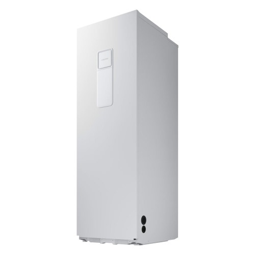Immagine di Samsung EHS MONO HT QUIET sistema integrato composto da pompa di calore monofase Inverter 8 kW e sistema ClimateHub 200 litri per riscaldamento, raffrescamento e produzione ACS, comando incluso AE080BXYDEG/EU+AE200RNWMEG/EU