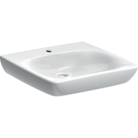 Immagine di Geberit SELNOVA COMFORT lavabo L.55 cm, per disabili, senza troppopieno, colore bianco finitura lucido 500.187.01.1