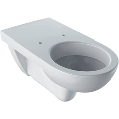 Immagine di Geberit SELNOVA COMFORT vaso sospeso a cacciata con profondità elevata, senza sedile, colore bianco finitura lucido 500.261.01.1