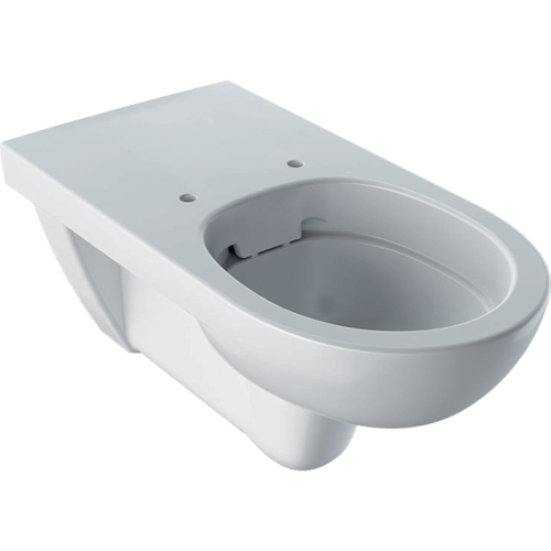 Immagine di Geberit SELNOVA COMFORT vaso sospeso Rimfree, a cacciata con profondità elevata, senza sedile, colore bianco finitura lucido 500.262.01.1