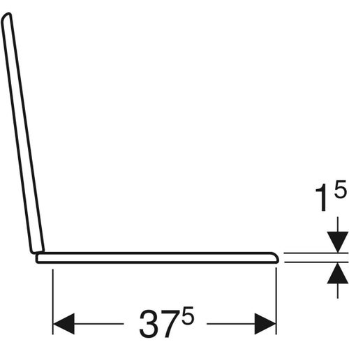 Immagine di Geberit BAMBINI sedile del vaso per bambini, colore bianco finitura lucido 573334000