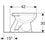 Immagine di Geberit BAMBINI vaso a pavimento a cacciata, senza fori per sedile del vaso e con scarico verticale, colore bianco finitura lucido 500.883.00.1