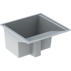 Immagine di Geberit PUBLICA lavatoio L.60 cm polivalente, con superficie di lavaggio inclinata, colore bianco finitura lucido 500.831.00.1