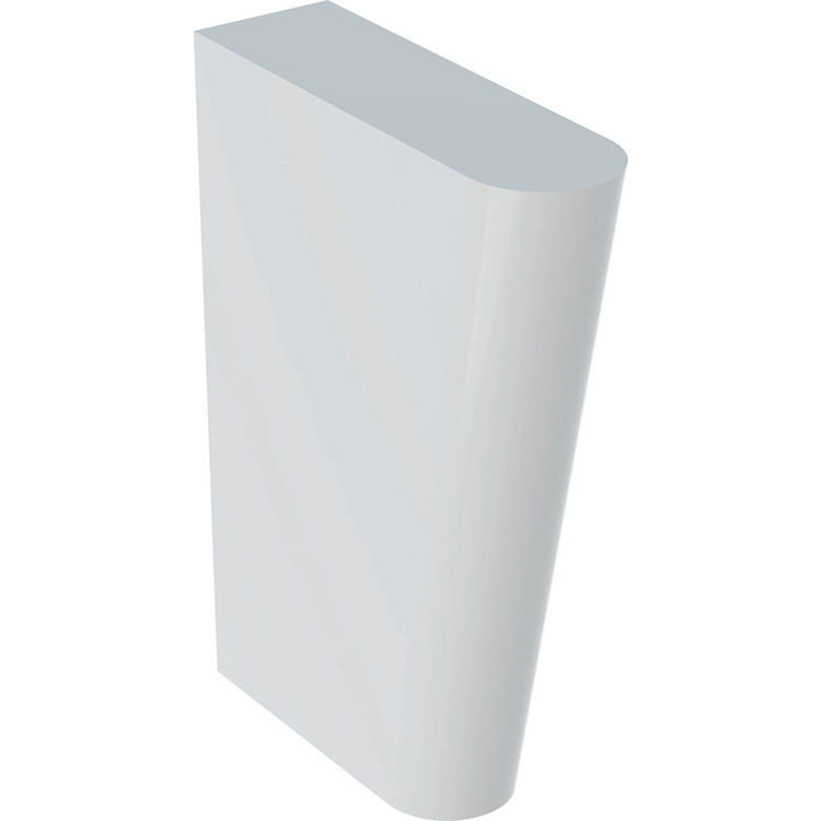 Immagine di Geberit PUBLICA supporto per lavatoi polivalenti, colore bianco finitura lucido (un pezzo) 500.910.00.1