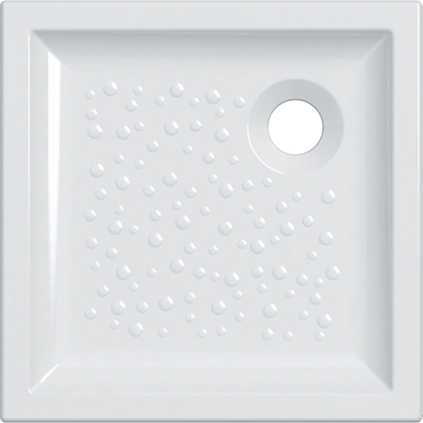 Immagine di Geberit BASTIA piatto doccia quadrato 70 cm, colore bianco finitura lucido 00720200000001