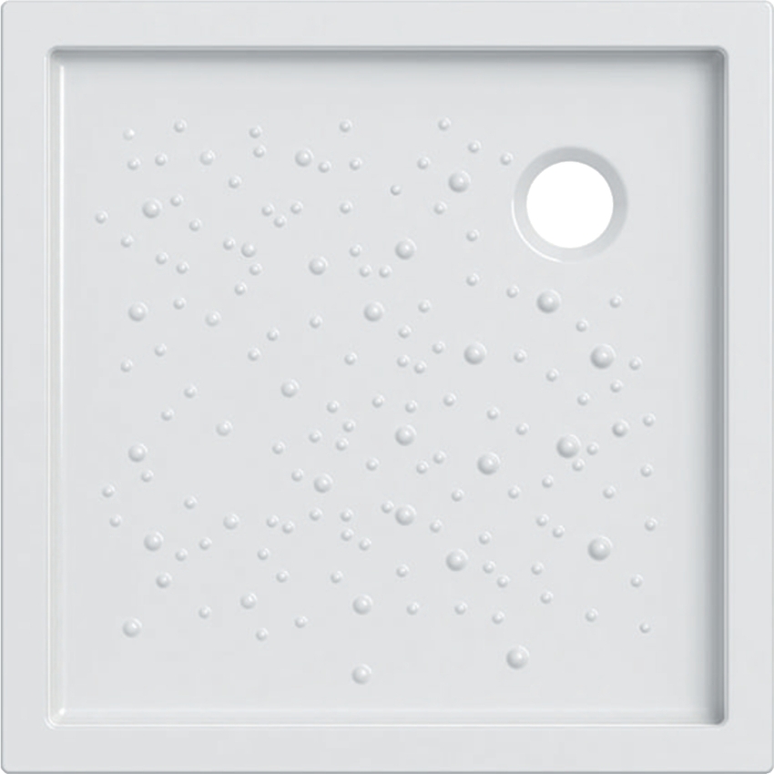 Immagine di Geberit BASTIA piatto doccia quadrato 80 cm, colore bianco finitura lucido 00721200000001