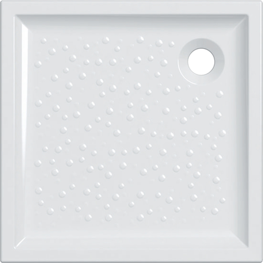 Immagine di Geberit BASTIA piatto doccia quadrato 90 cm, colore bianco finitura lucido 00723200000001