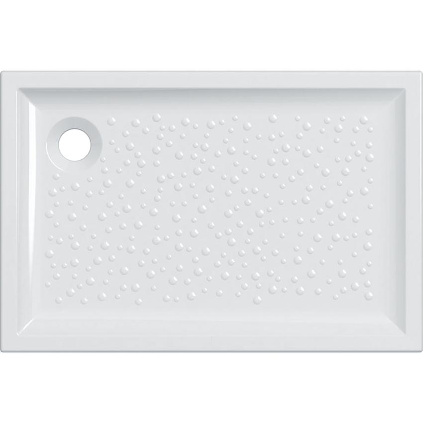 Immagine di Geberit BASTIA piatto doccia rettangolare L.120 P.80 cm, colore bianco finitura lucido 00729200000001