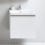 Immagine di Geberit ACANTO mobile sottolavabo sospeso L.60 cm, per lavabo standard e slim, con un cassetto esterno e interno, corpo colore bianco finitura lucido, cassetti colore bianco finitura vetro lucido 503.003.01.2