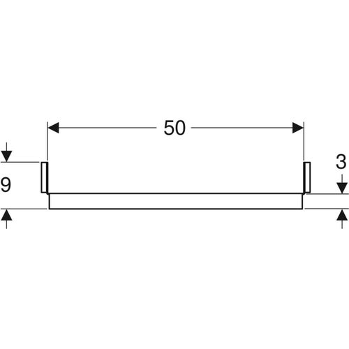 Immagine di Geberit Traversa di fissaggio per modulo d'installazione per nicchia portaoggetti 111.595.00.1
