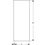 Immagine di Geberit parete di separazione doccia H.200 L.120 cm 560.003.00.1