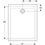 Immagine di Geberit MELUA piatto doccia rettangolare, L.80  P.100 cm, colore bianco finitura opaco 00095100777G