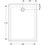 Immagine di Geberit MELUA piatto doccia rettangolare, L.90 P.120 cm, colore bianco finitura opaco 00097400777G
