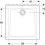 Immagine di Geberit 60 piatto doccia quadrato 80 cm, colore bianco finitura lucido 550.028.00.1
