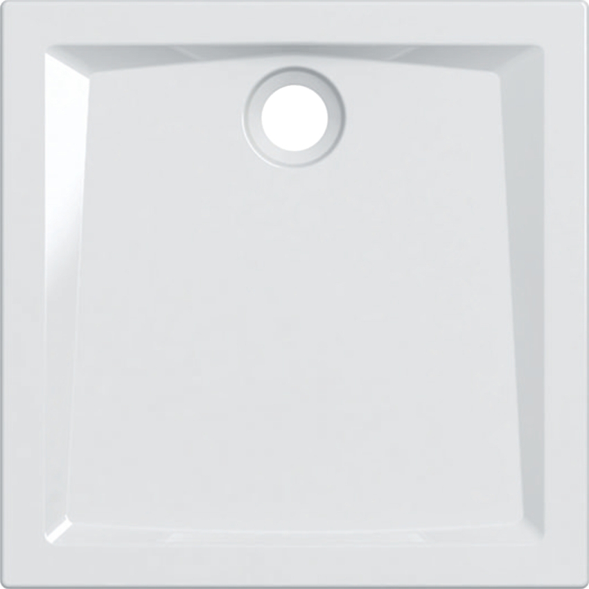 Immagine di Geberit 60 piatto doccia quadrato 80 cm, colore bianco finitura lucido 550.028.00.1