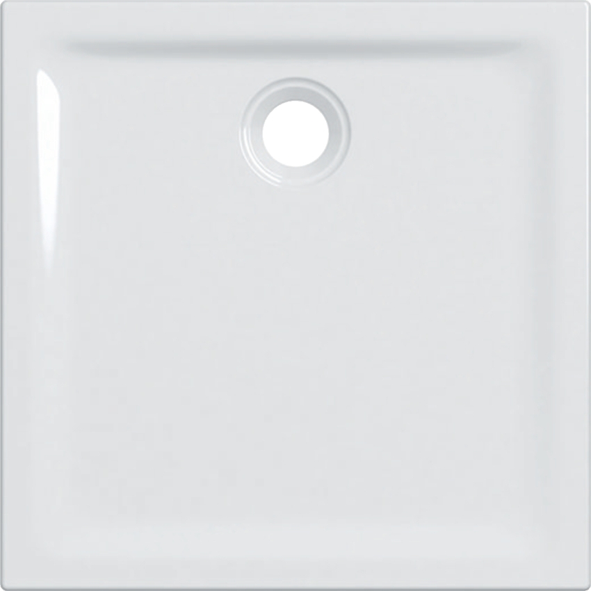 Immagine di Geberit 45 piatto doccia quadrato 80 cm, colore bianco finitura lucido 550.048.00.1