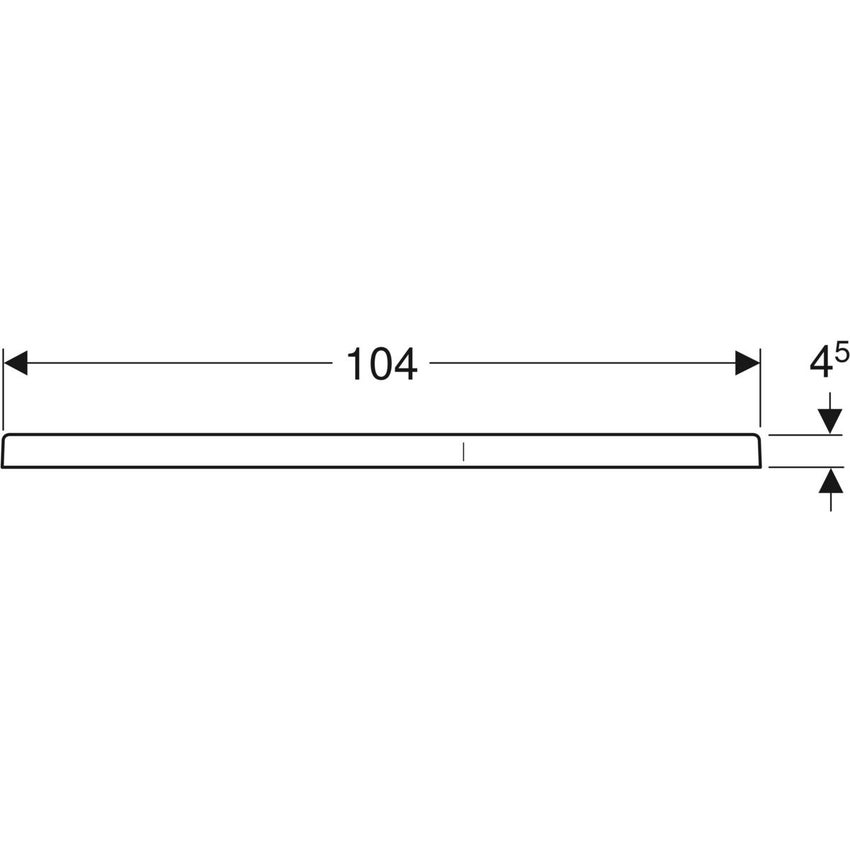 Immagine di Geberit 45 piatto doccia angolare 90 cm, colore bianco finitura lucido 550.069.00.1