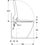Immagine di Geberit AQUACLEAN TUMA COMFORT vaso a pavimento senza brida, completo di sedile con funzione bidet a chiusura ammortizzata, con cover finitura acciaio inox spazzolato, colore bianco finitura lucido 146.310.FW.1