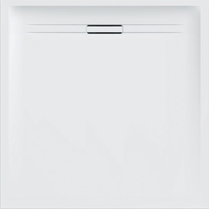 Immagine di Geberit SESTRA piatto doccia quadrato 90 cm, colore bianco finitura effetto pietra 550.250.00.1