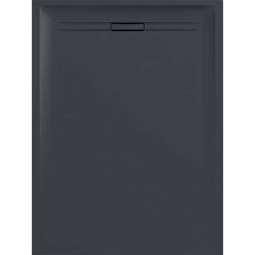 Immagine di Geberit SESTRA piatto doccia rettangolare L.80 P.120 cm, colore grafite finitura effetto pietra 550.274.00.2