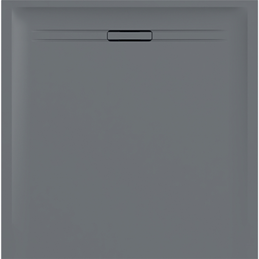 Immagine di Geberit SESTRA piatto doccia quadrato 90 cm, colore grigio finitura effetto pietra 550.260.00.2