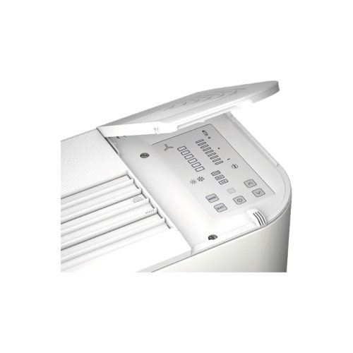 Immagine di Aermec FCZI DT Ventilconvettore INVERTER per impianto 2 tubi Dualjet con doppia mandata, unità con mantello con termostato T-Touch-I, installazione verticale (batteria principale standard) FCZI200DT