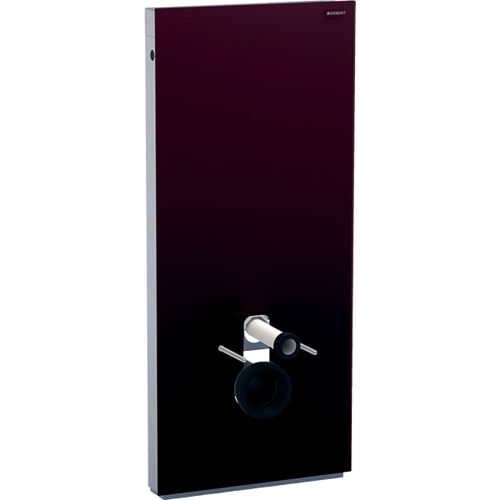 Immagine di Geberit MONOLITH modulo sanitario per WC sospeso H.114 cm, colore terra d'ombra finitura vetro lucido 131.031.SQ.5