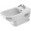 Immagine di Duravit 1930 set sanitari sospesi, vaso a cacciata, sedile con coperchio a chiusura rallentata, bidet con troppopieno, colore bianco finitura lucido 0182090000+0266100000