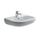Duravit D-CODE lavabo 55 cm con troppopieno e bordo per rubinetteria, lato inferiore smaltato, colore bianco 2310550000