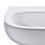 Immagine di Duravit D-CODE lavabo 55 cm con troppopieno e bordo per rubinetteria, lato inferiore smaltato, colore bianco 2310550000
