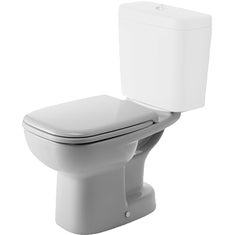 Immagine di Duravit D-CODE vaso monoblocco a pavimento a cacciata, cassetta non inclusa, senza sedile, con scarico verticale, con brida di risciacquo, UWL classe 2, colore bianco 2111010000