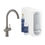 Immagine di Grohe BLUE HOME sistema completo rubinetto con bocca a C e refrigeratore con sistema WiFi, finitura grafite spazzolato 31455AL1