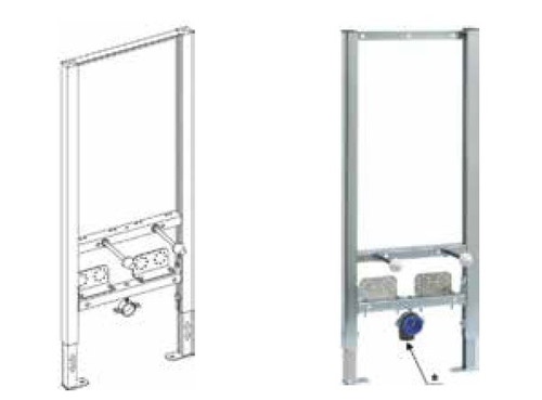 Immagine di RM PratiKO KART supporto autoportante bidet sospeso per pareti in cartongesso 234/05