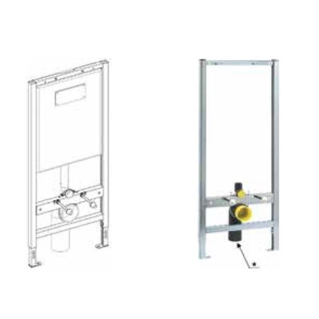 Immagine di RM PratiKO KART supporto autoportante vaso sospeso per pareti in cartongesso 235/05