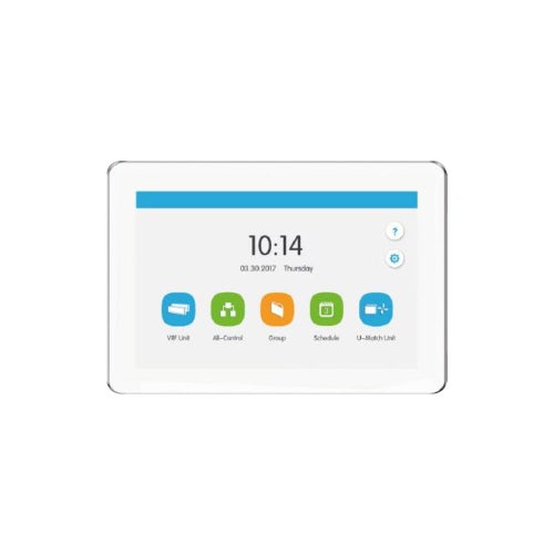 Immagine di Aermec Controllo centralizzato con display touch da 7” per gestione fino a 255 unità interne distribuite su massimo di 16 sistemi CC2