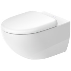 Immagine di Duravit ARCHITEC vaso sospeso Rimless® a cacciata, senza brida, senza coperchio, fabbisogno di acqua di risciacquo 4,5 l, UWL classe 1, colore bianco 2572090000