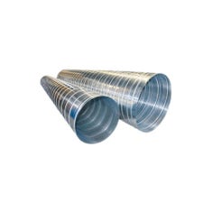 Immagine di Irsap TLZ condotto circolare spiroidale in lamiera zincata DN125, lunghezza 1 m  DLZTUB01250100