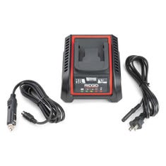 Immagine di Ridgid Caricabatterie veloce da 230 V (include cavo per carica da autovettura) 56523