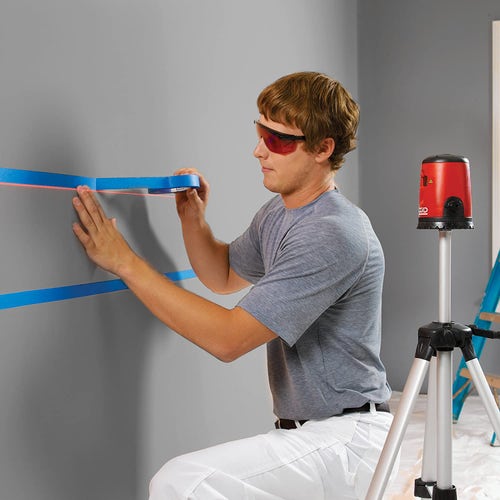 Immagine di Ridgid Kit composto da micro CL-100 con livella laser a linee incrociate auto-livellante e distanziometro laser micro LM-100, portata 50 m, con regolazione istantanea delle misure 38758+36158