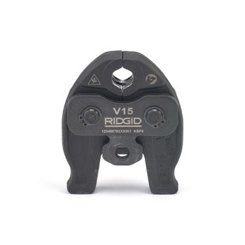 Immagine di Ridgid Ganascia Compact RP 219 per sistema rame, inox e acciaio al carbonio, profilo V 15 mm 19 kN 69193