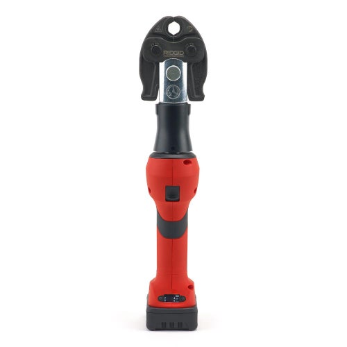 Immagine di Ridgid RP 219 Pressatrice a batteria completo di ganasce M 15-18-22 mm, caricabatterie veloce da 230 V, e cassetta di trasporto + omaggio batteria 2.5 Ah 18 V Li-Ion 69078+56513