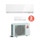 Mitsubishi MSZ-EF Climatizzatore dual split inverter Bianco | unità esterna 5,3 kW unità interne 5000+18000 BTU MXZ-2D53VA+MSZ-EF18VE3W+MSZ-EF50VE3W 