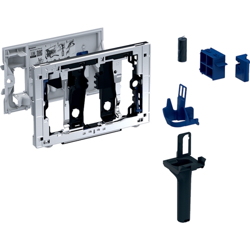 Immagine di Geberit DUOFRESH terminale da inserire per stick per cassette da incasso Sigma 8 cm, finitura cornice cromo lucido 115.063.21.1